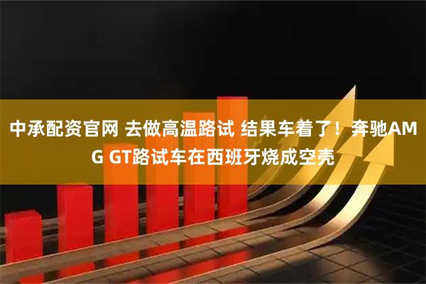中承配资官网 去做高温路试 结果车着了！奔驰AMG GT路试车在西班牙烧成空壳